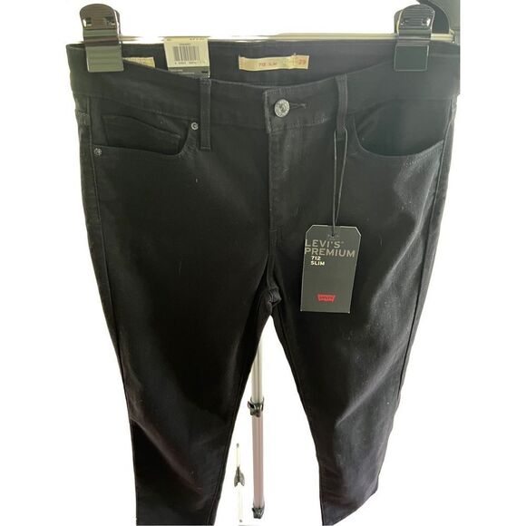 Levi’s Mens Jeans Slim Fit Size W29 30 Black - Picture 2 of 11